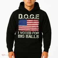 I Voted For Big Balls Doge Hoodie thumb 2