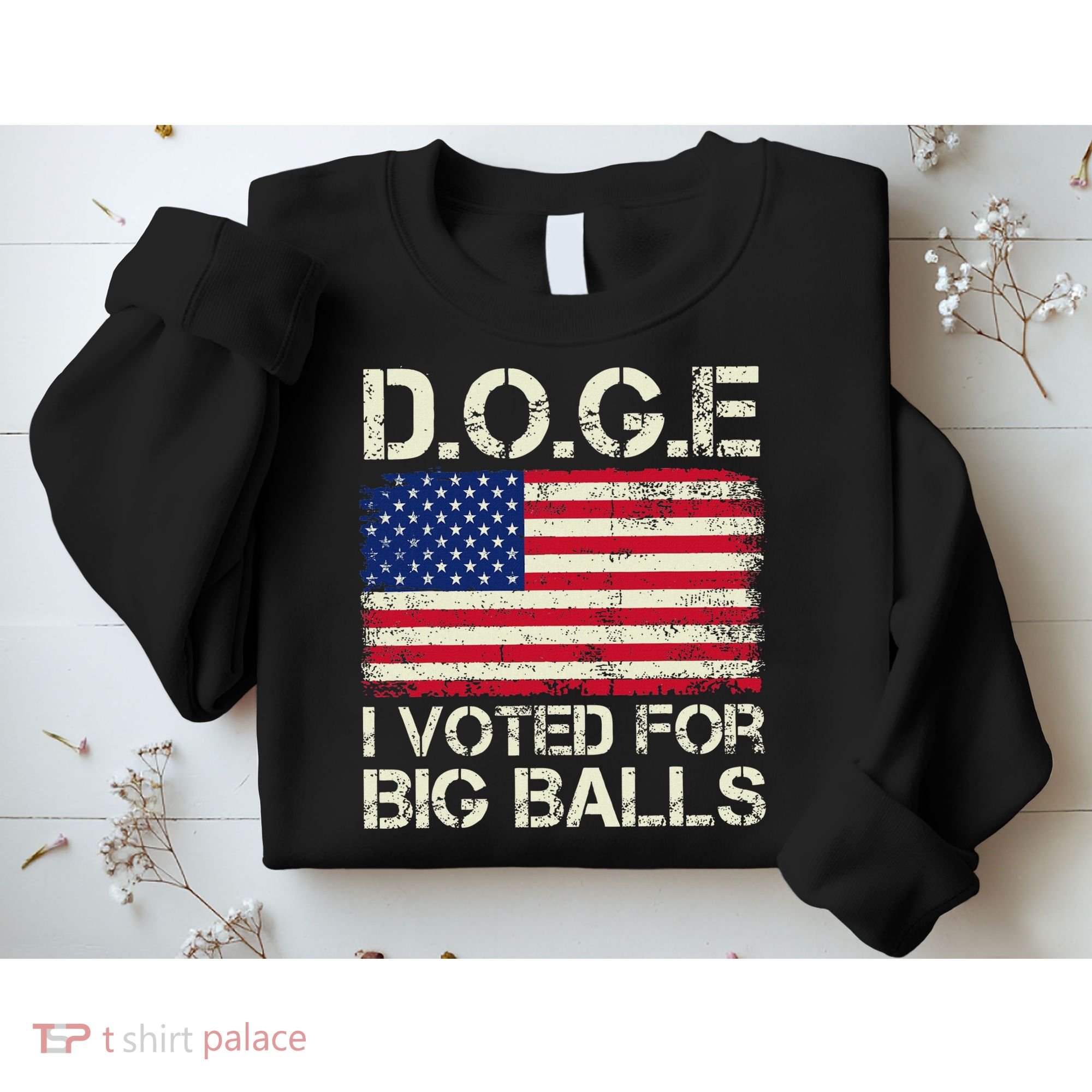 I Voted For Big Balls Doge Sweatshirt
