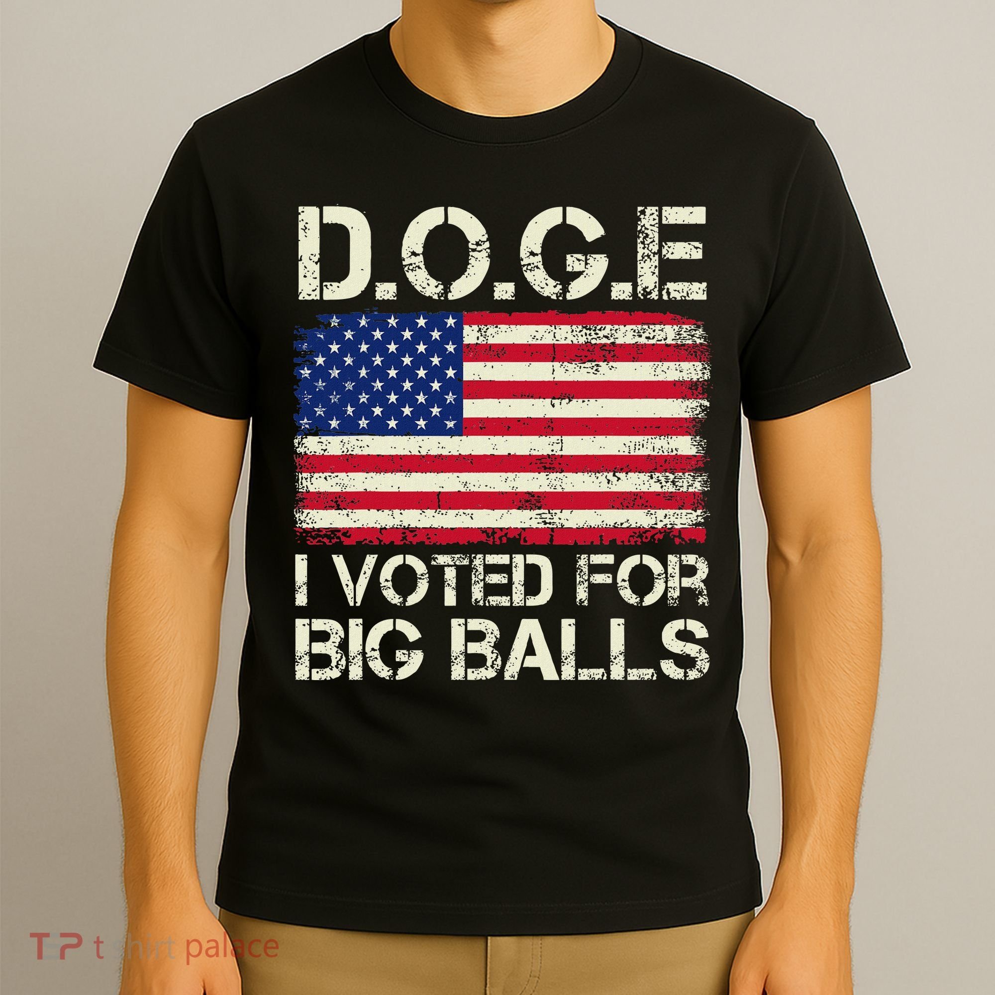 I Voted For Big Balls Doge T-Shirt