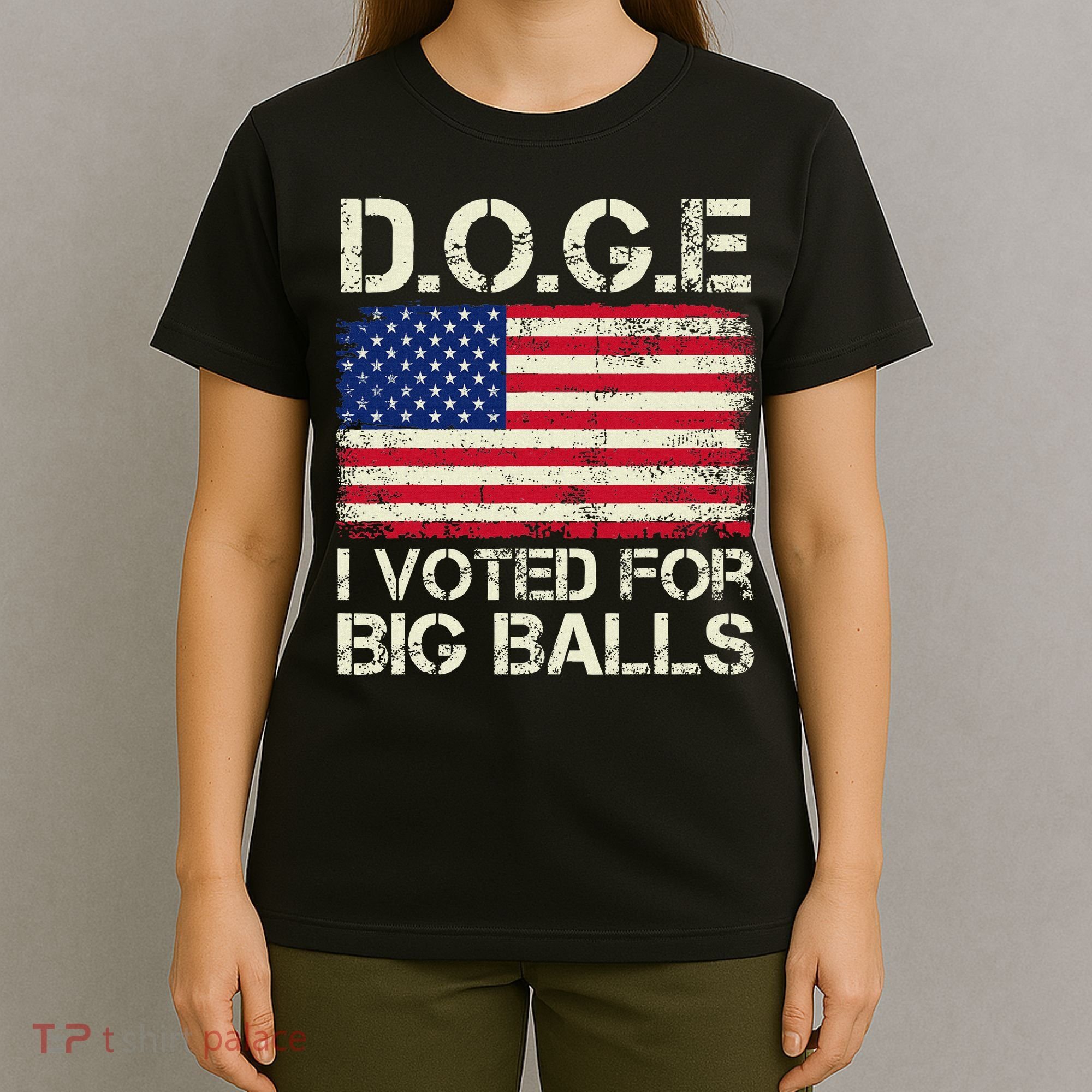 I Voted For Big Balls Doge T-Shirt