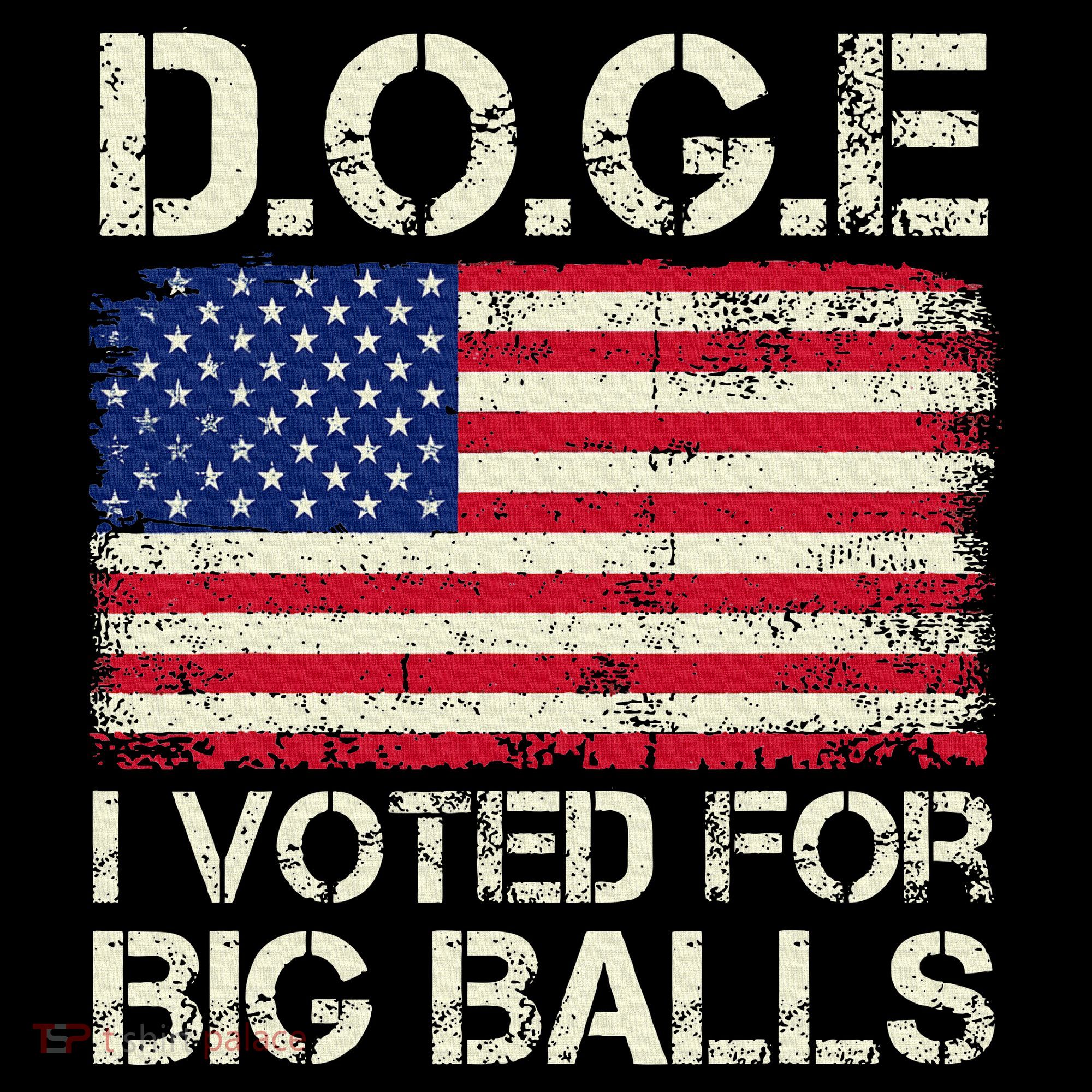 I Voted For Big Balls Doge Mousepad