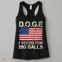 I Voted For Big Balls Doge Women's Tank Top thumb 3