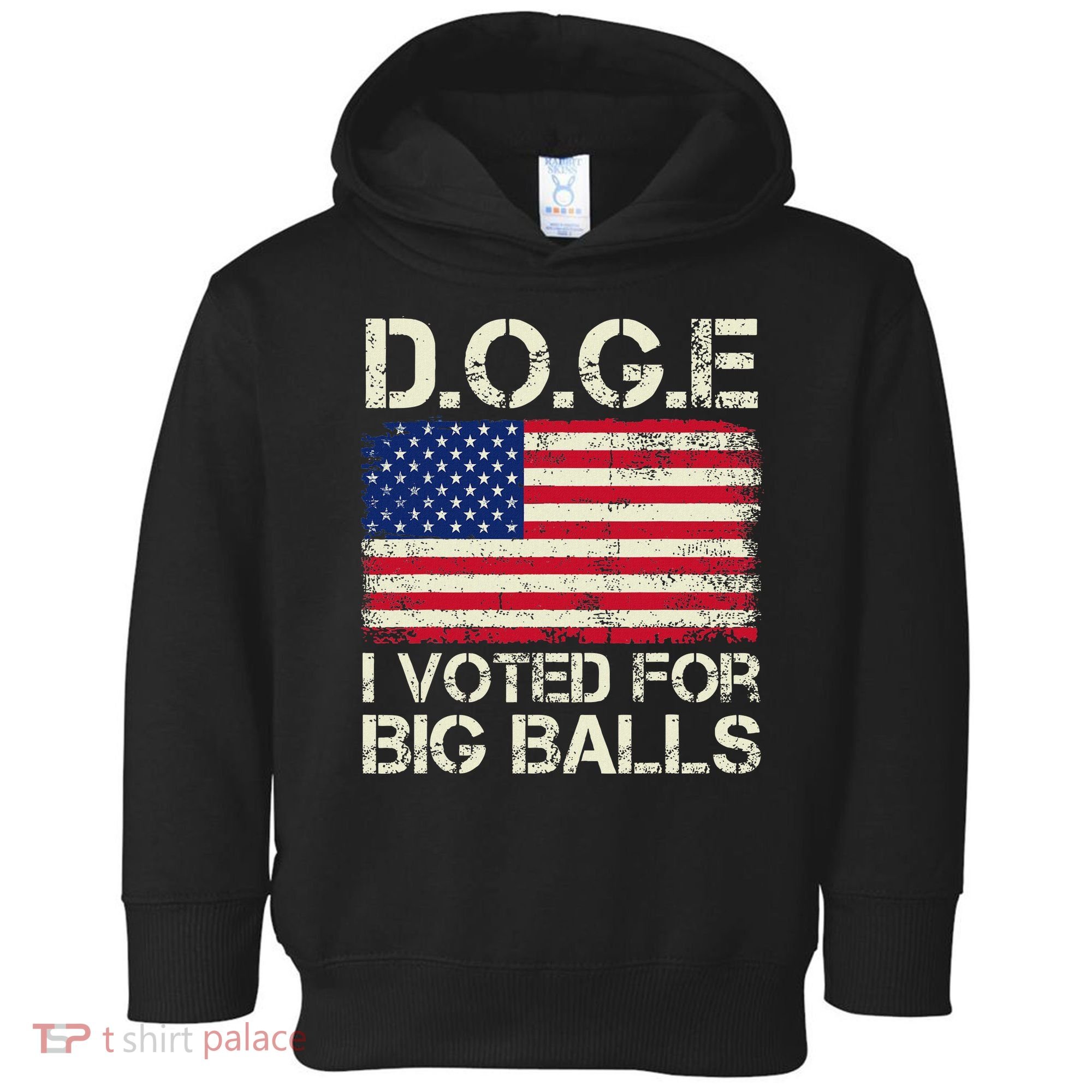 I Voted For Big Balls Doge Toddler Hoodie