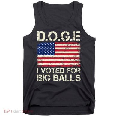 I Voted For Big Balls Doge Tank Top