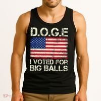 I Voted For Big Balls Doge Tank Top thumb 3