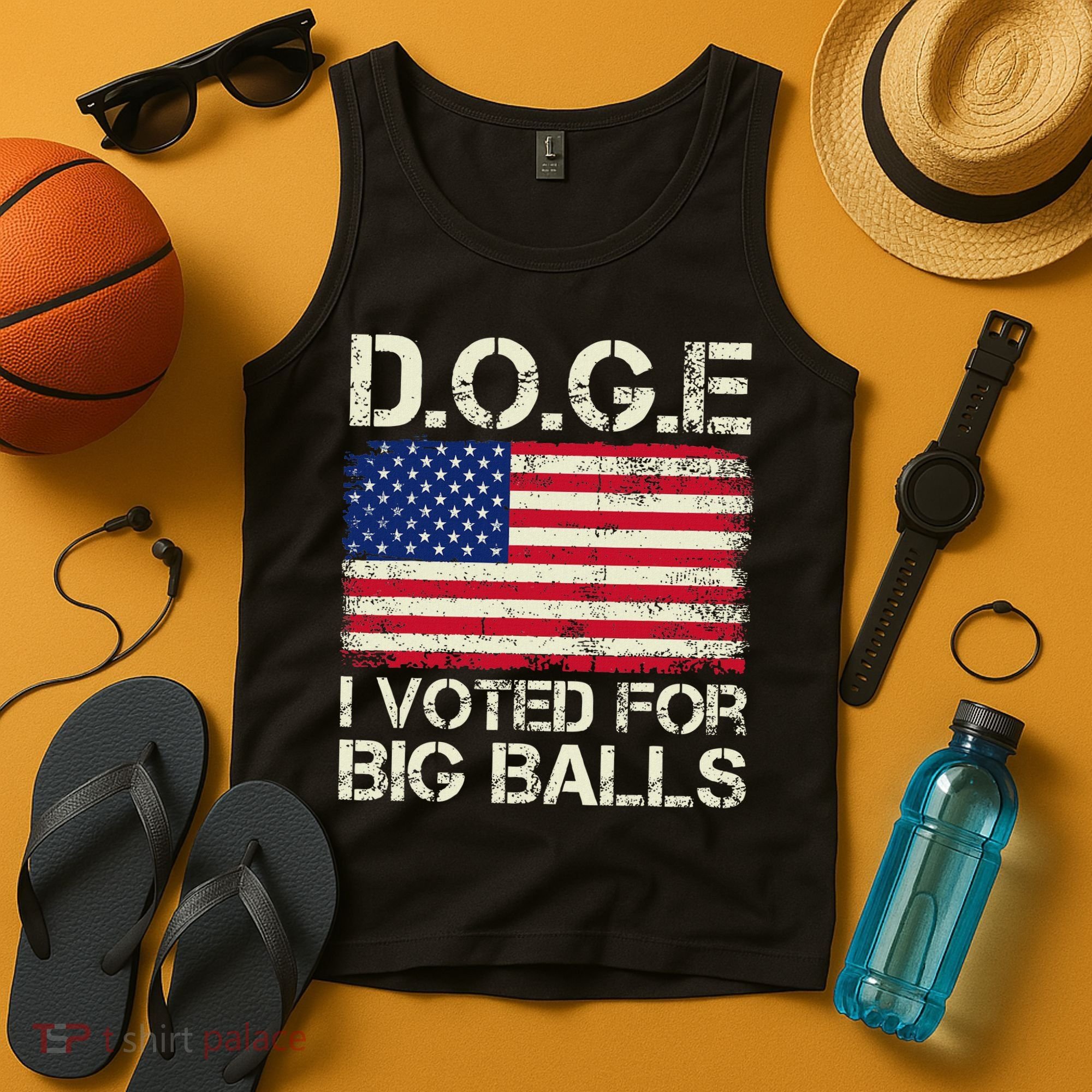 I Voted For Big Balls Doge Tank Top