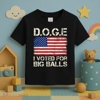 I Voted For Big Balls Doge Toddler T-Shirt thumb 3