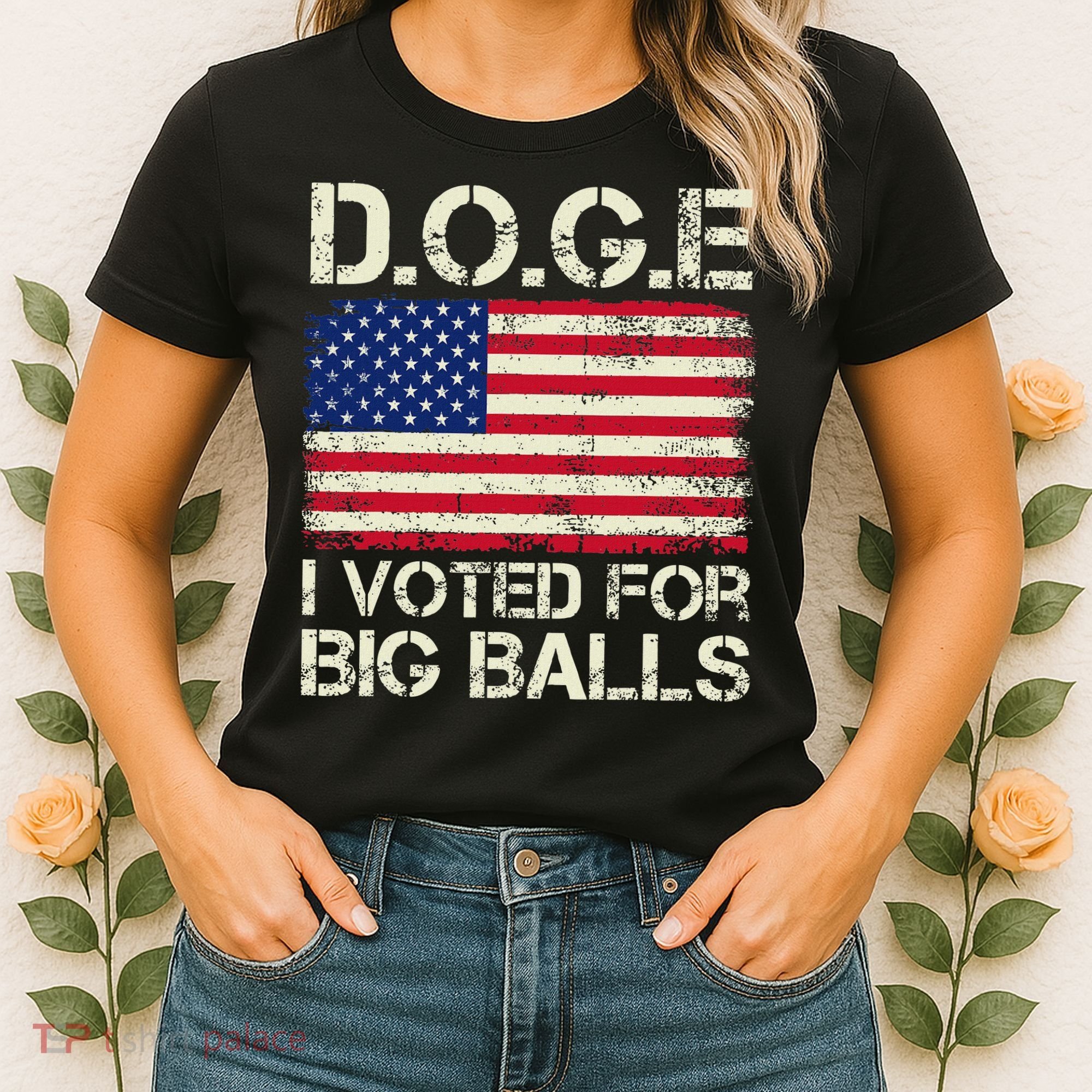 I Voted For Big Balls Doge Women's T-Shirt