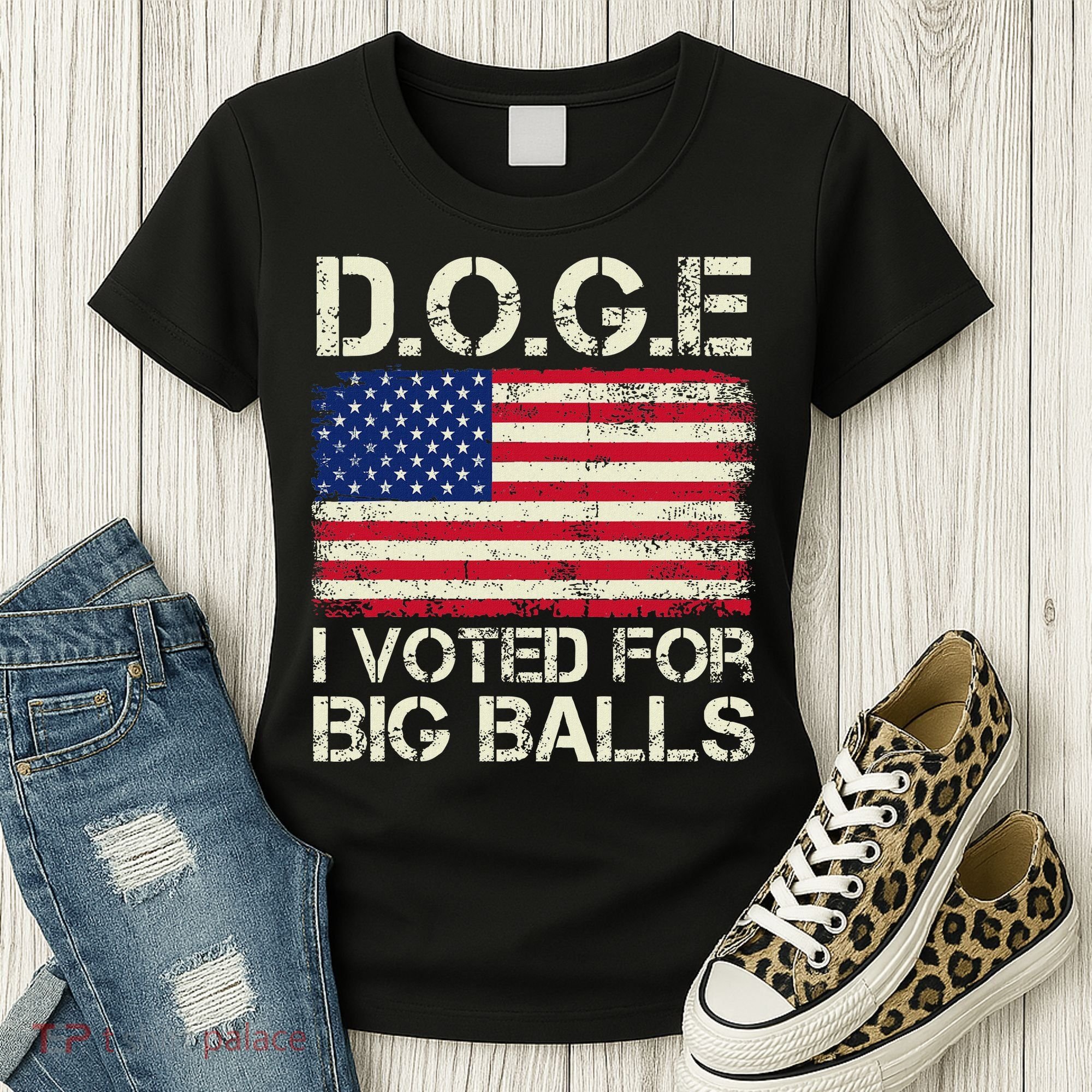 I Voted For Big Balls Doge Women's T-Shirt