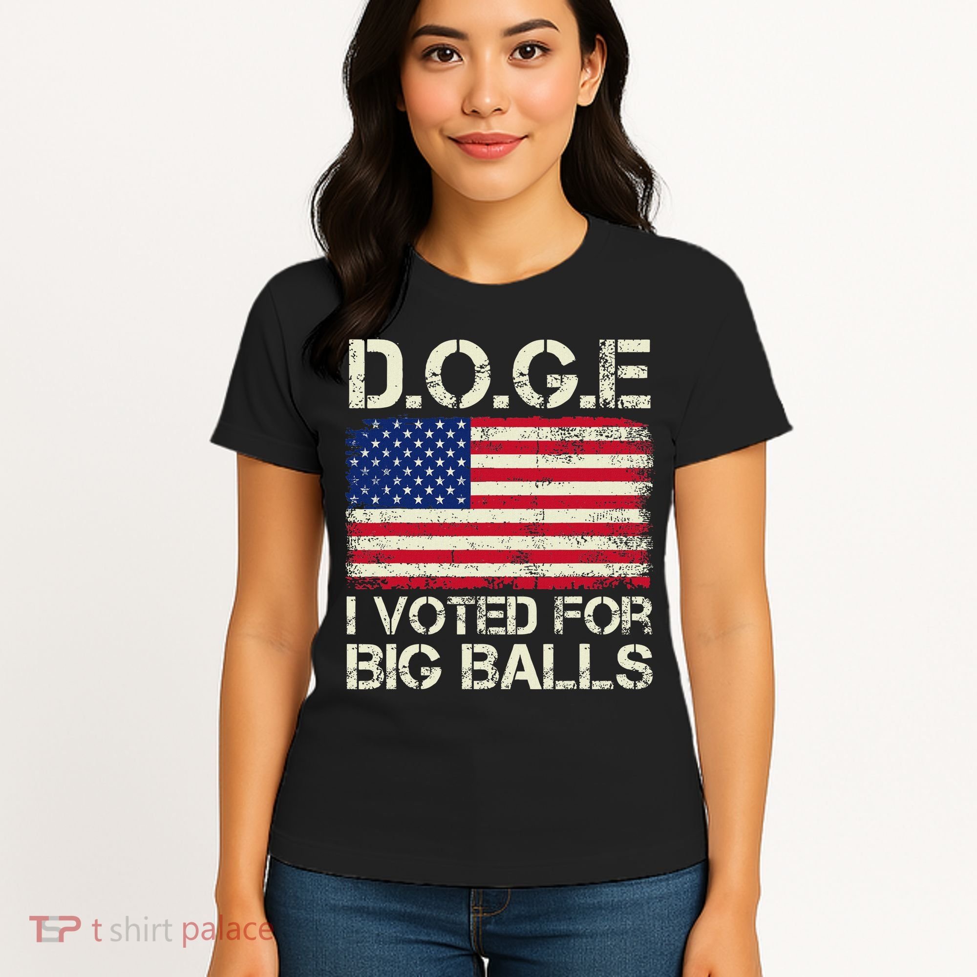 I Voted For Big Balls Doge Women's T-Shirt