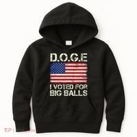 I Voted For Big Balls Doge Kids Hoodie thumb 0
