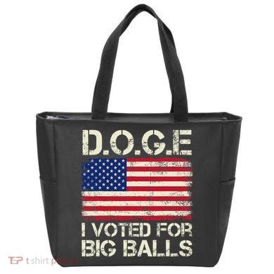 I Voted For Big Balls Doge Tote Bag
