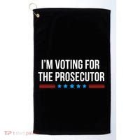 I’M Voting For The Prosecutor Golf Towel thumb 0
