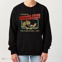 I Voted For The Leopards Eating PeopleS Faces Party Women's Sweatshirt thumb 0