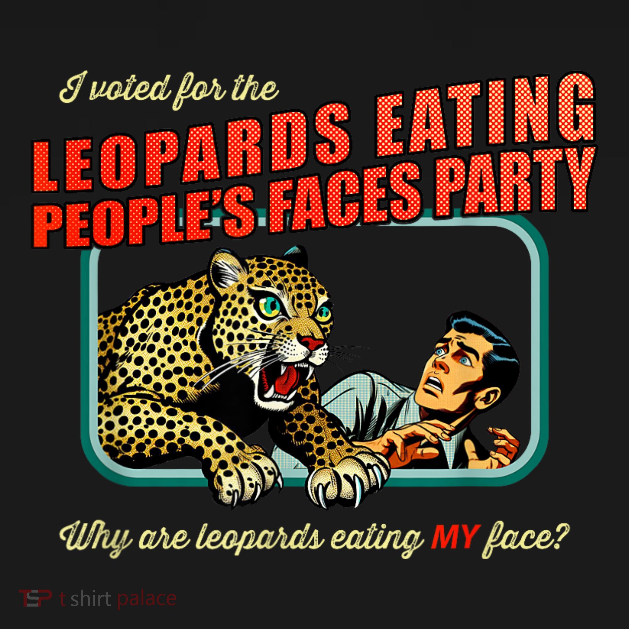 I Voted For The Leopards Eating PeopleS Faces Party Women's Hoodie