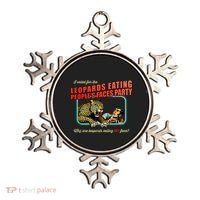 I Voted For The Leopards Eating PeopleS Faces Party Ornament thumb 0