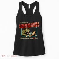 I Voted For The Leopards Eating PeopleS Faces Party Women's Tank Top thumb 0