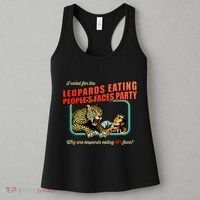 I Voted For The Leopards Eating PeopleS Faces Party Women's Tank Top thumb 3