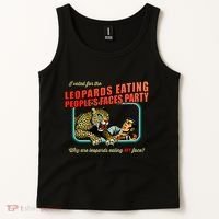 I Voted For The Leopards Eating PeopleS Faces Party Tank Top thumb 2