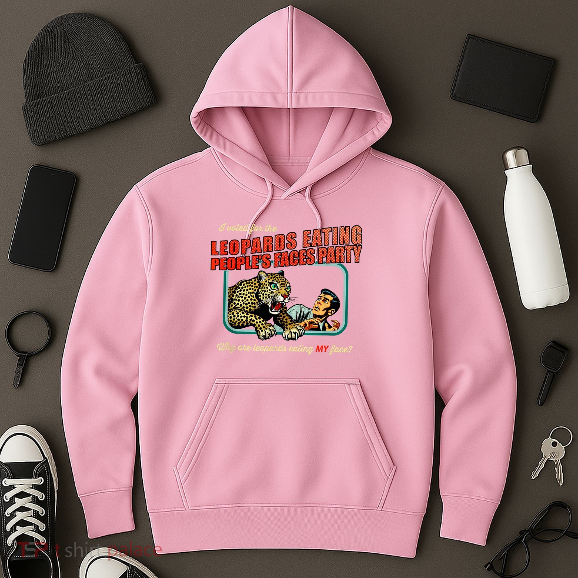 I Voted For The Leopards Eating PeopleS Faces Party Hoodie