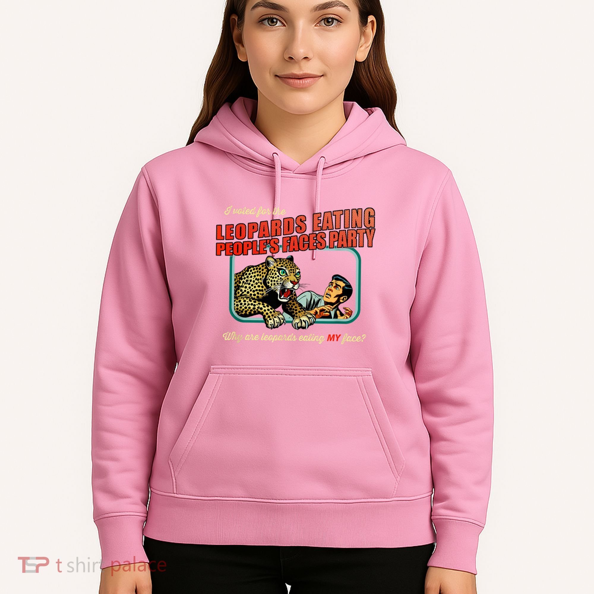 I Voted For The Leopards Eating PeopleS Faces Party Hoodie