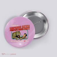 I Voted For The Leopards Eating PeopleS Faces Party Button thumb 0