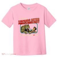 I Voted For The Leopards Eating PeopleS Faces Party Toddler T-Shirt thumb 0