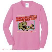 I Voted For The Leopards Eating PeopleS Faces Party Kids Long Sleeve Shirt thumb 0