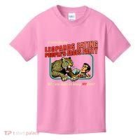 I Voted For The Leopards Eating PeopleS Faces Party Kids T-Shirt thumb 0