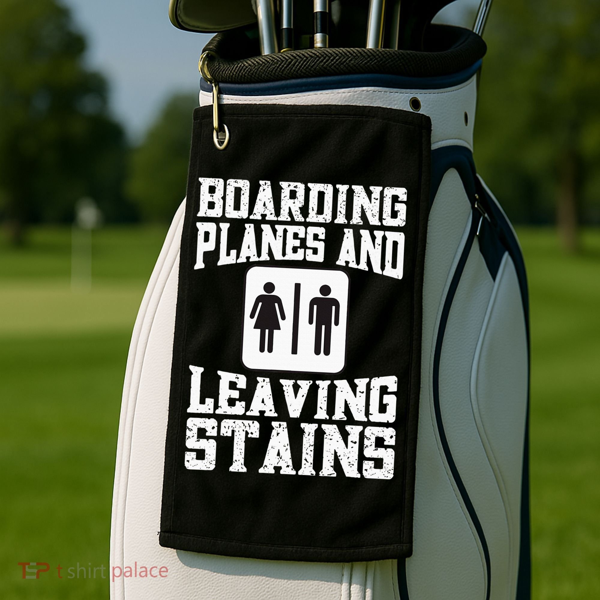 Inappropriate Vacation Forfeit Embarrassing Airport Golf Towel