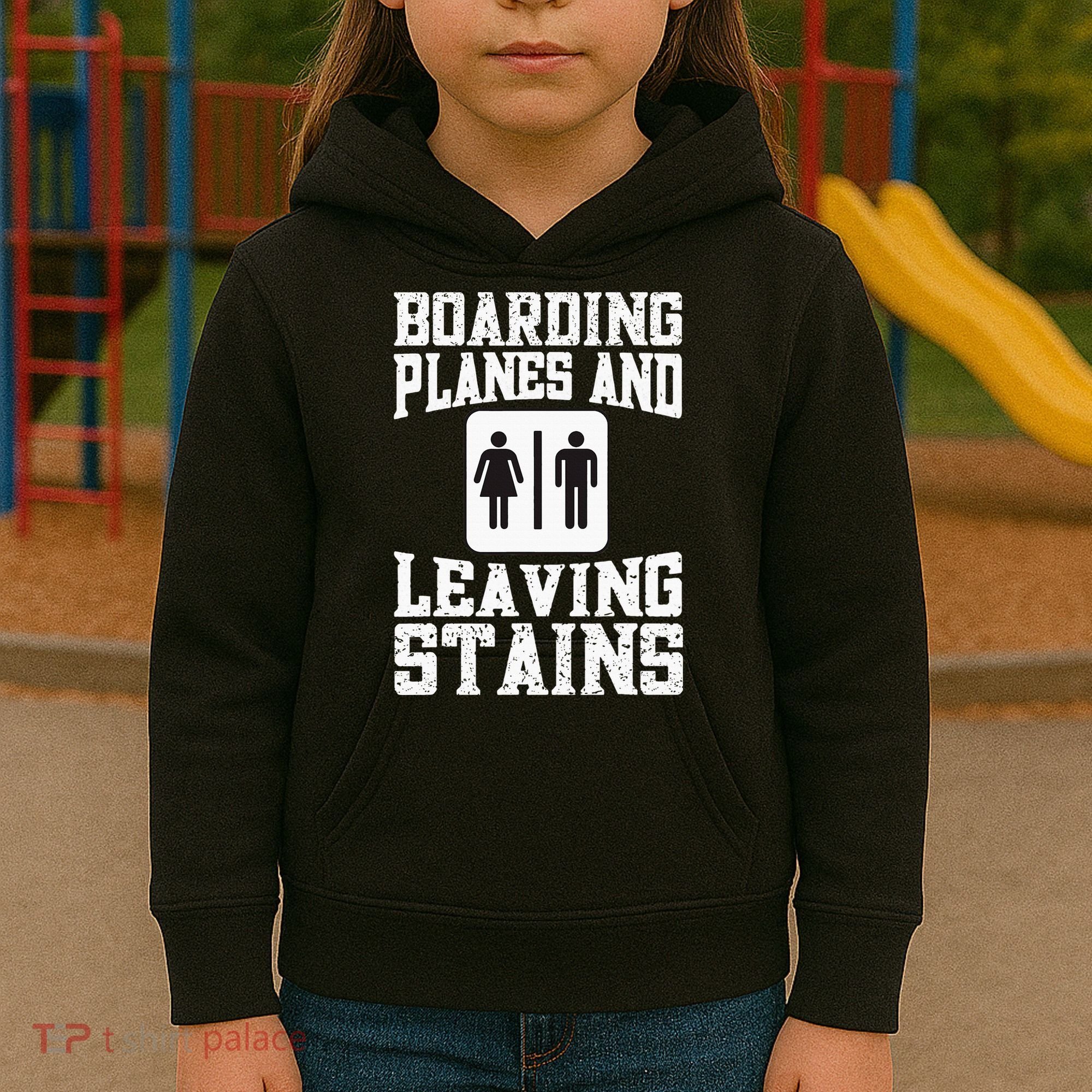Inappropriate Vacation Forfeit Embarrassing Airport Kids Hoodie