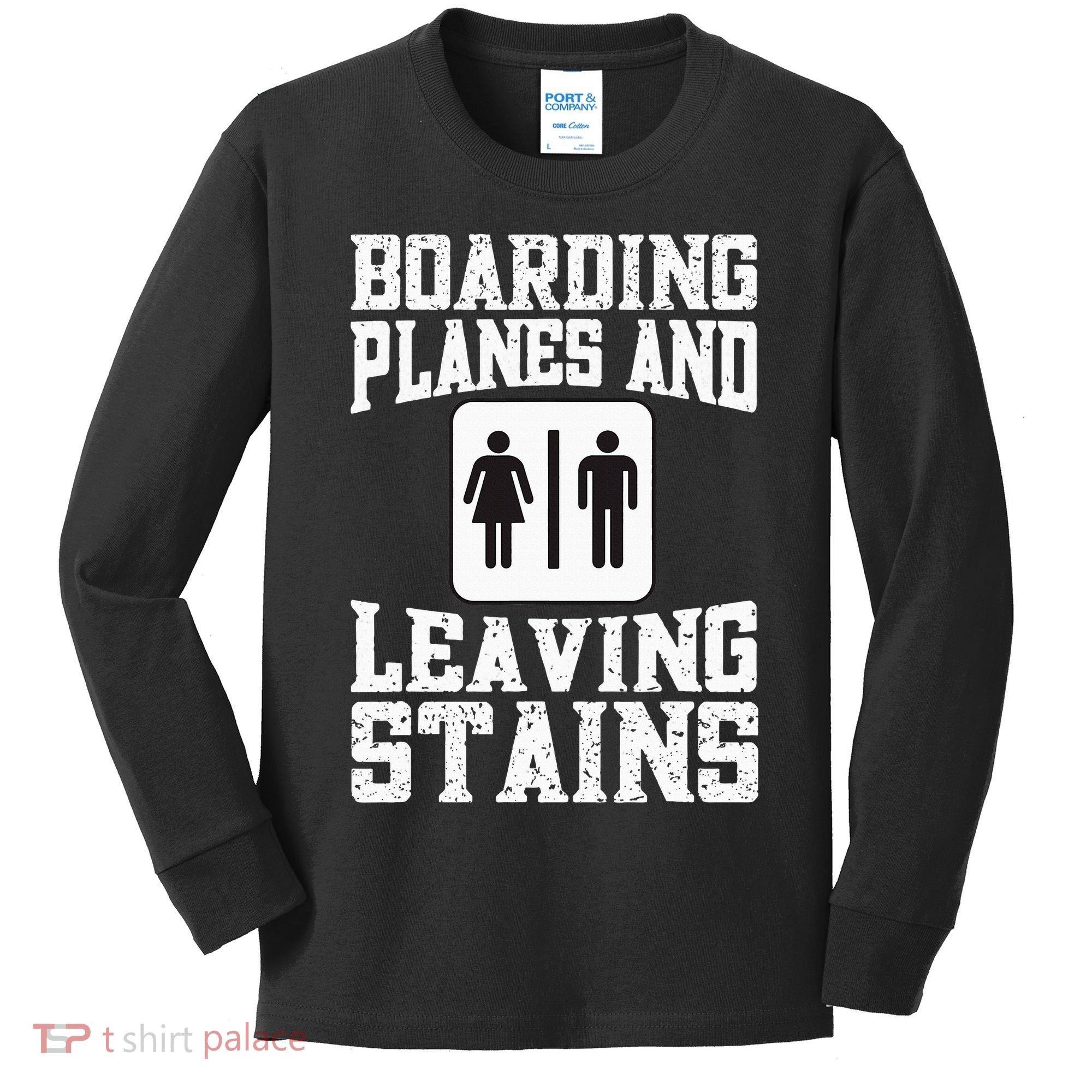 Inappropriate Vacation Forfeit Embarrassing Airport Kids Long Sleeve Shirt