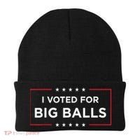 I Voted For Big Balls Doge D.O.G.E Funny Beanie thumb 0