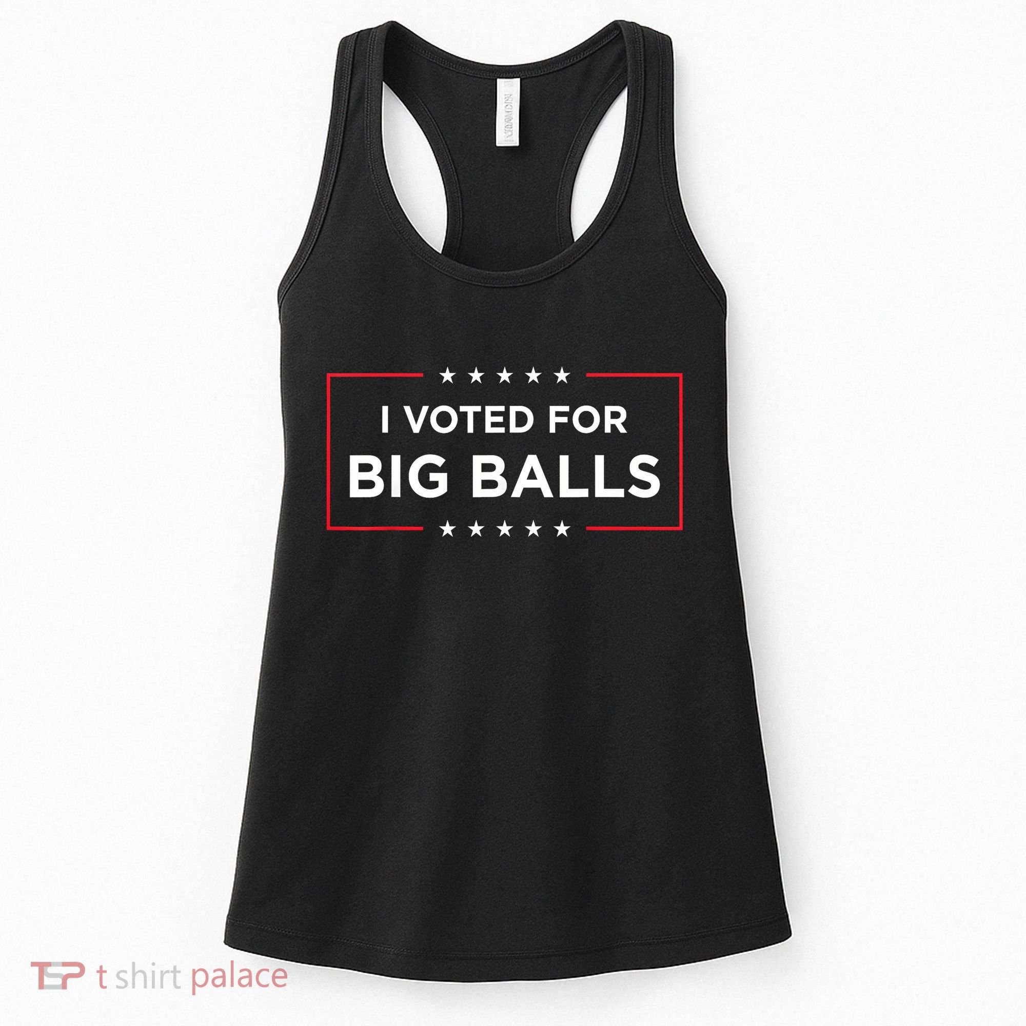 I Voted For Big Balls Doge D.O.G.E Funny Women's Tank Top