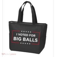 I Voted For Big Balls Doge D.O.G.E Funny Tote Bag thumb 3