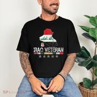 Iraq Veteran Iraq War Service Distressed Patriotic Comfort Colors T-Shirt thumb 3
