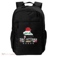 Iraq Veteran Iraq War Service Distressed Patriotic Backpack thumb 0