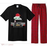 Iraq Veteran Iraq War Service Distressed Patriotic Pajama Set thumb 0