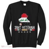 Iraq Veteran Iraq War Service Distressed Patriotic Tall Sweatshirt thumb 0