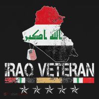 Iraq Veteran Iraq War Service Distressed Patriotic Women's Tank Top thumb 5