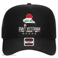 Iraq Veteran Iraq War Service Distressed Patriotic Hat thumb 0