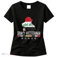 Iraq Veteran Iraq War Service Distressed Patriotic Women's T-Shirt thumb 0
