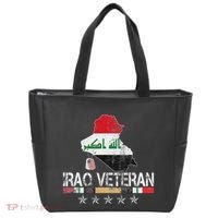 Iraq Veteran Iraq War Service Distressed Patriotic Tote Bag thumb 0