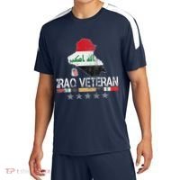 Iraq Veteran Iraq War Service Distressed Patriotic Sport-Tek Competitor United Soccer Jersey thumb 0