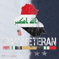 Iraq Veteran Iraq War Service Distressed Patriotic Sport-Tek Competitor United Soccer Jersey thumb 4