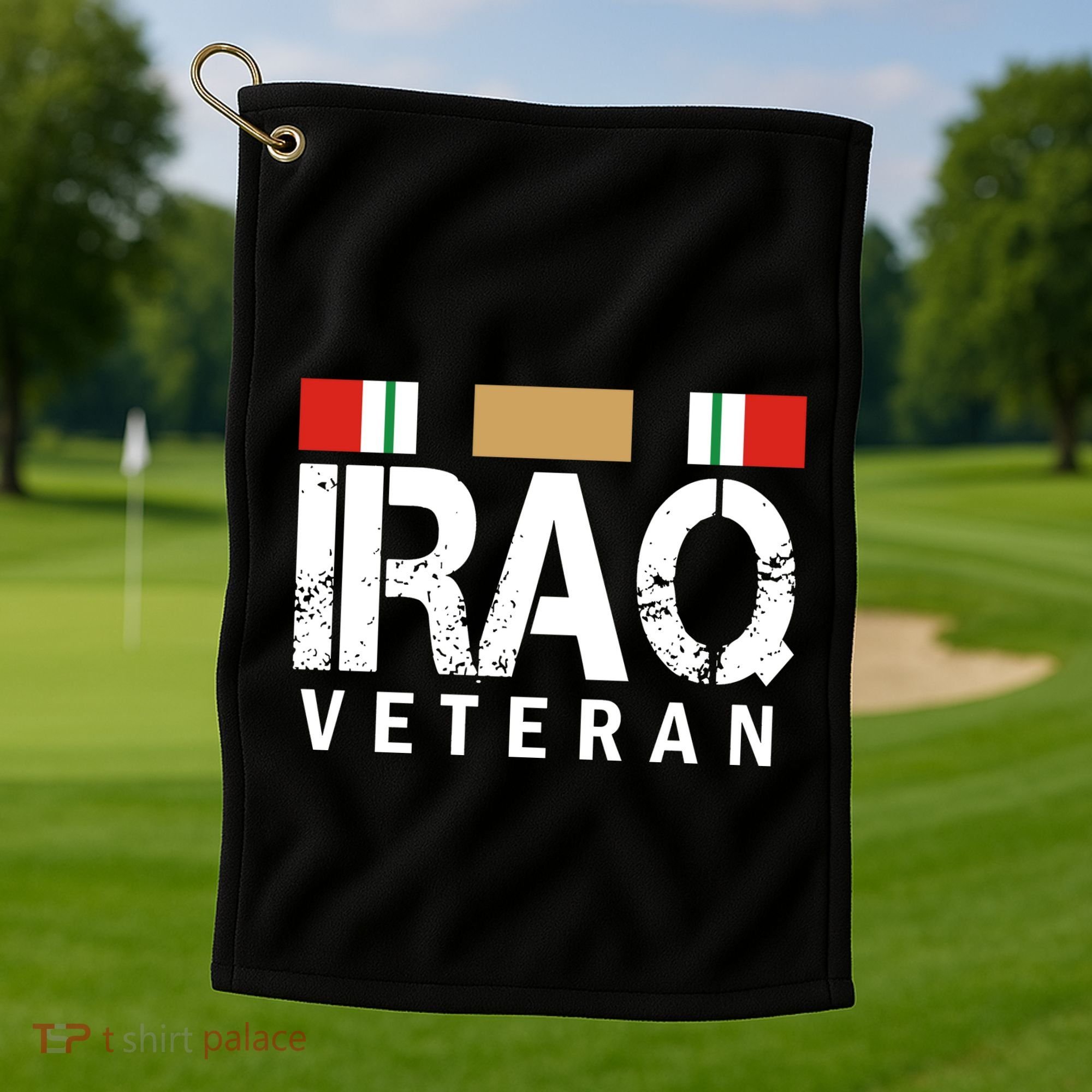 Iraq Veteran Golf Towel