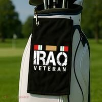 Iraq Veteran Golf Towel thumb 2
