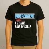 Independent Voter I Think For Myself T-Shirt thumb 3