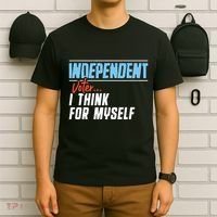 Independent Voter I Think For Myself T-Shirt thumb 6
