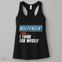 Independent Voter I Think For Myself Women's Tank Top thumb 3